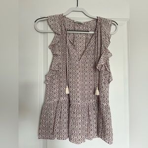 Patterned blouse from madewell